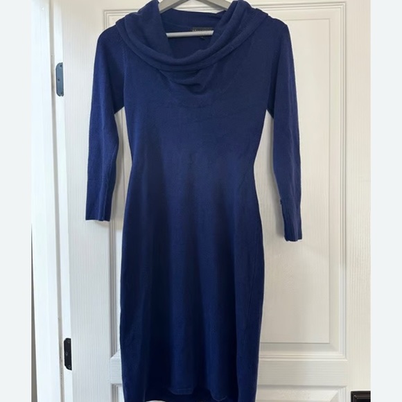 connected apparel blue dress Connected Apparel TBM21590M1